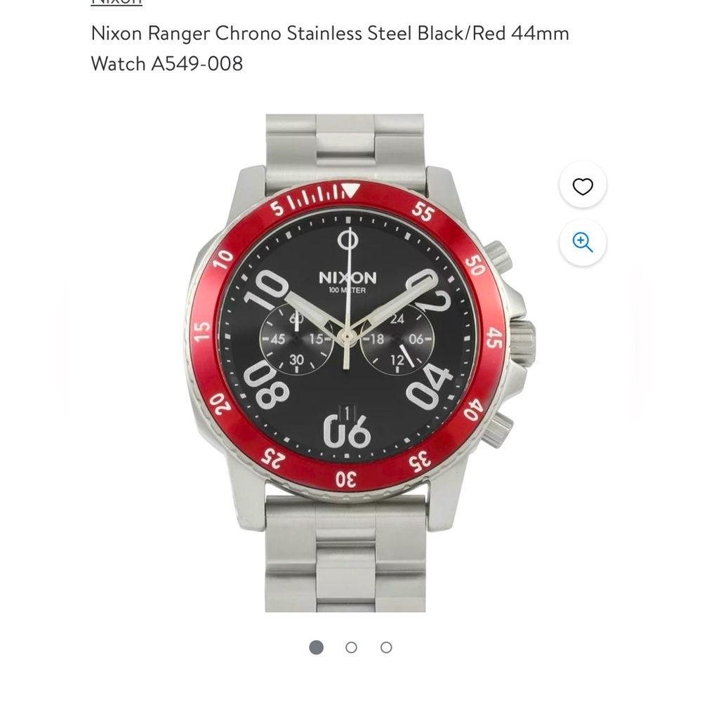 Nixon Ranger Chrono Stainless Steel 44mm watch